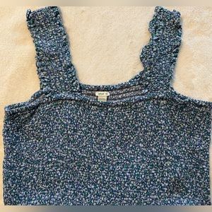 Aerie Womens Smocked Ruffle Dress